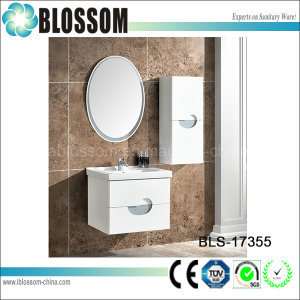 European Style Luxury Bathroom Cabinet with Side Cabinet (BLS-17355)